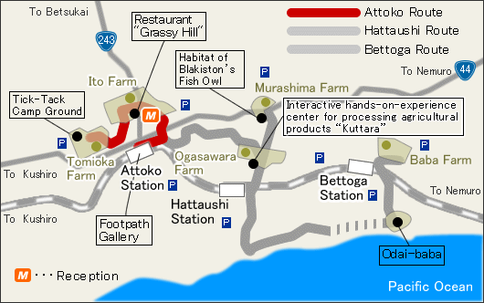 Attoko Route Map